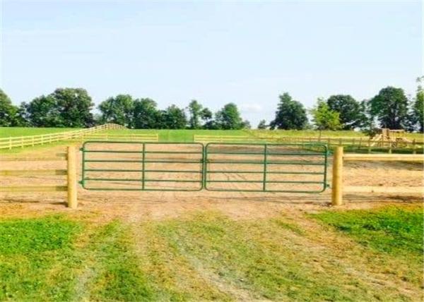 Galvanized 1.2mm Driveway Farm Gate Metal Agricultural With Hingle