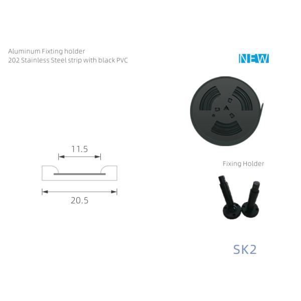 Приостанавливанный профиль приведенный прокладки нержавеющей стали 2835 шайбы стены горизонта линейным светлым черным белым приведенный ударом