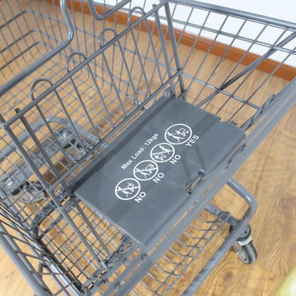 80L Сцинкованные тележки для супермаркетов Travellator Колесо Металлическая тележка для покупок