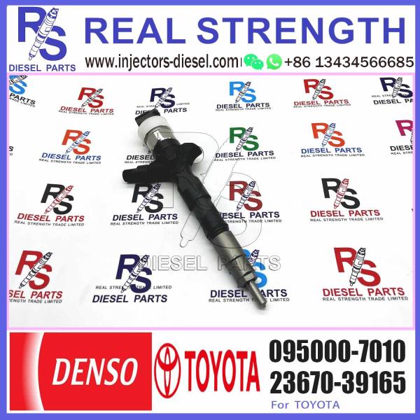 D-ENSO 095000-7010 23670-39165 Injetor de combustível diesel original novo 095000-7010 Para caminhão T-oyota Motor 2KD