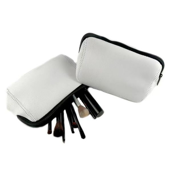 Sublimation Neoprene Cosmetic Travel Bag Diy Photo Printing Sublimation Makeup Bag