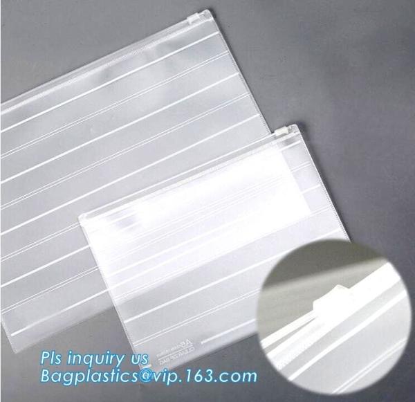 slider zipper PVC plastic bag for packing bed sheet, Flat Zipper Top PVC Slider Zipper Bags For Towel Washing Goods Pack