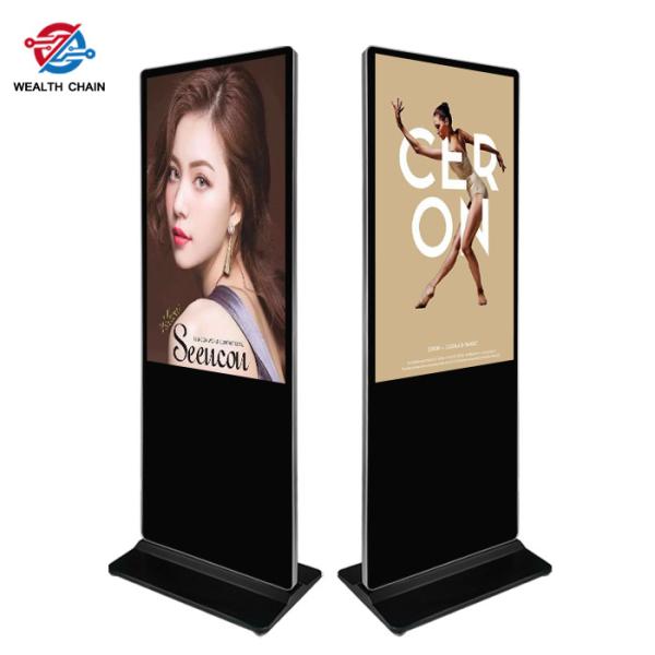 55 Inch Multi Countries Fittable Floor Standing Digital Signage For Marketing