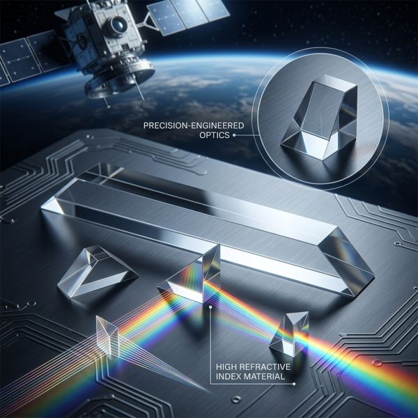 Custom Aviation Obstacle Light Optic Crystal Glass Optical Prism