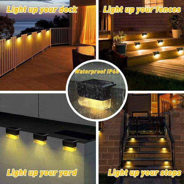 20 lumens lumière de clôture solaire avec panneau de silicium monocristallin