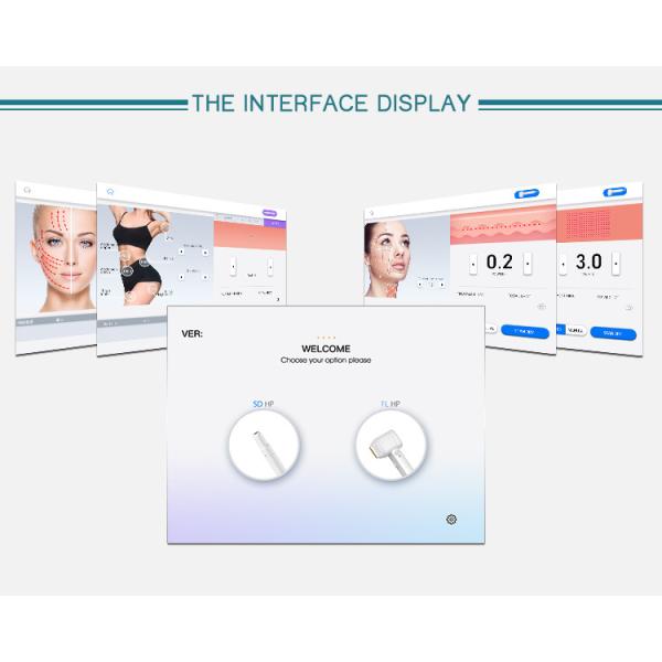 Appareil de beauté à ultrasons 220V-240V / machine de lifting facial Système de contourage du corps pour le commerce