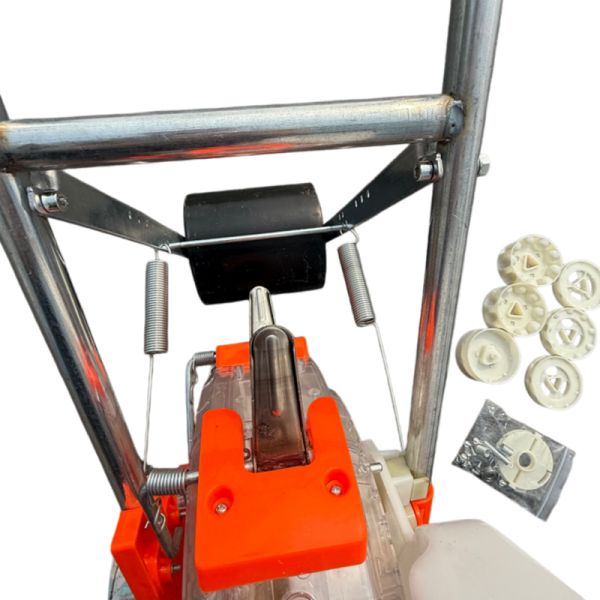Manual Seeder Machine Hand Push Sower Efficient Seed Planter For Farm Planting