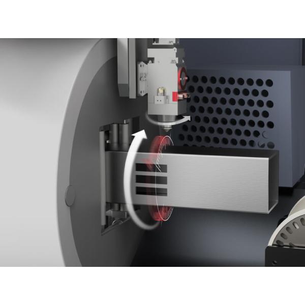 Single Chuck Tube Laser Cutting Machine with 1000W-3000W Laser and Swing Function for High Precision Tube Processing