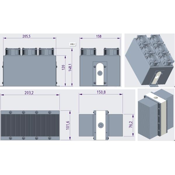Термоэлектрический жидкостной охладитель, промышленный водоохладитель Пелтиер 10.4А