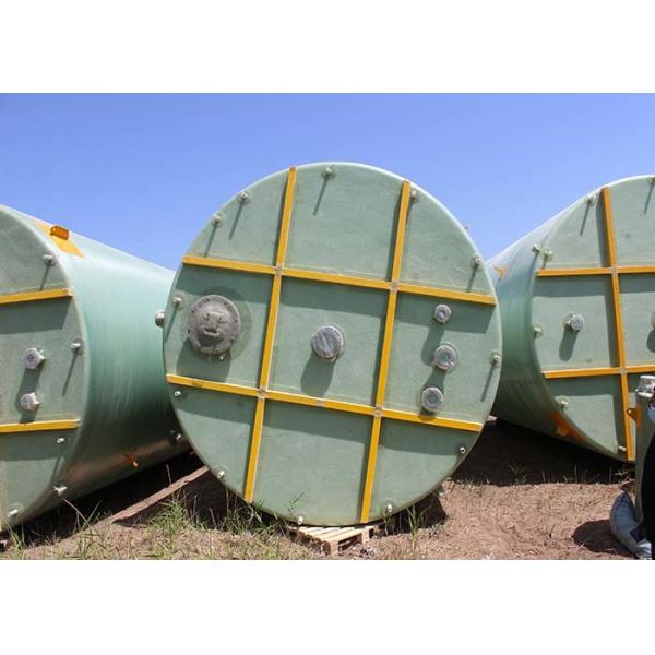 Antiseptic Cylindrical Water Grp Storage Tank Cross Wound 2000*8130mm