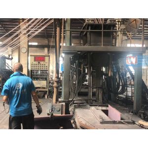 Cobre Rod Making Machine do PLC de Wiremac, máquina de carcaça contínua do vertical 480V