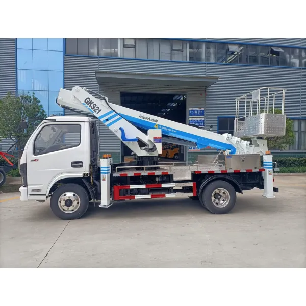 Dongfeng 4X2 Drive 20m 22m Hydraulic Ladder Truck Aerial Work Vehicle.