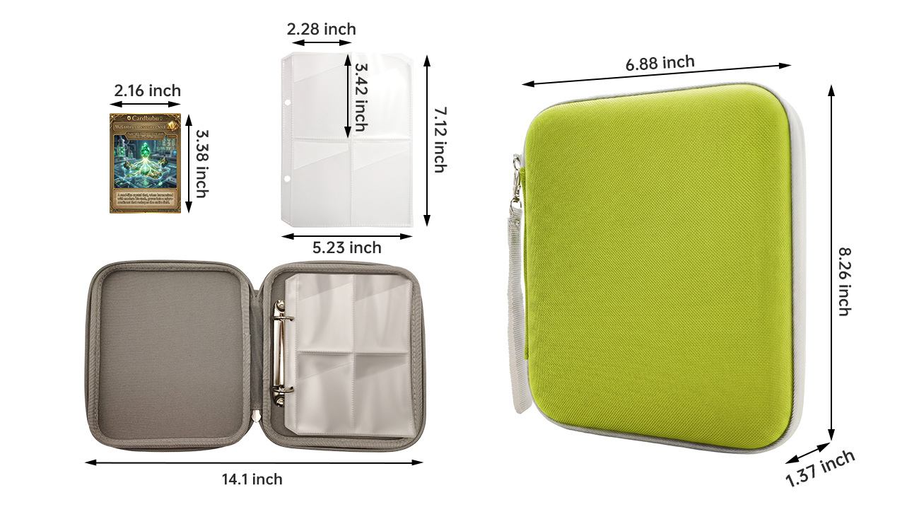 Premium Zipper Card Binder Manufacturer for Trading Cards and Game Brands CCG