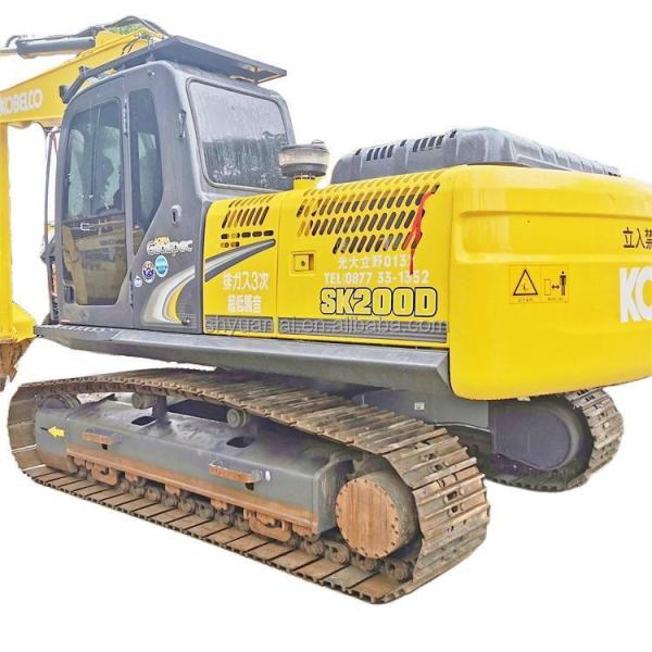 Excavateur Kobelco SK200d original 20T Excellente performance avec cylindre hydraulique