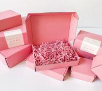 Custom Pink Corrugated Cosmetic Mailer Boxes for Beauty Products