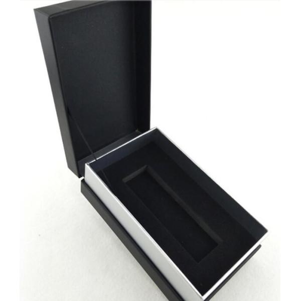 Silver or gold foil hot stamping custom logo printing paper cardboard Jewelry necklace luxury packing box bagease packa