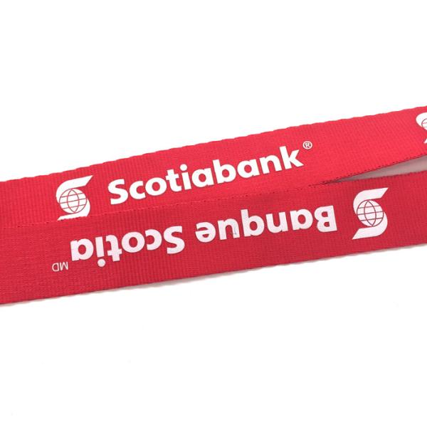 Promotional fashion lanyard strap,polyester lanyard with your logo