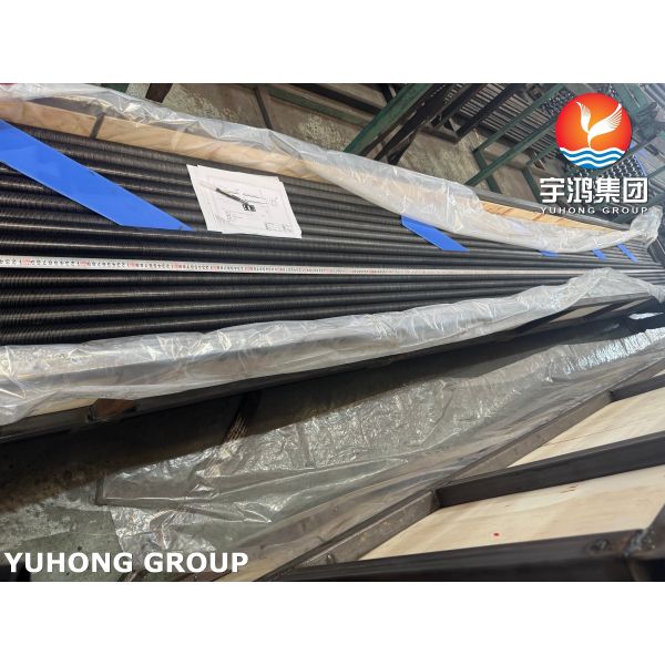 ASTM A179 Carbon Steel Wound L Finned Tubes For Industrial Condensers and Air Coolers