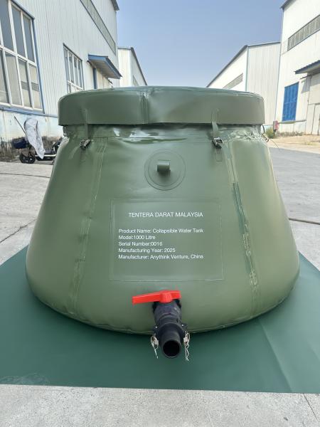 Expandable Water Bladder 100cm X 50cm X 30cm 6 Years of Long-Lasting Water Storage