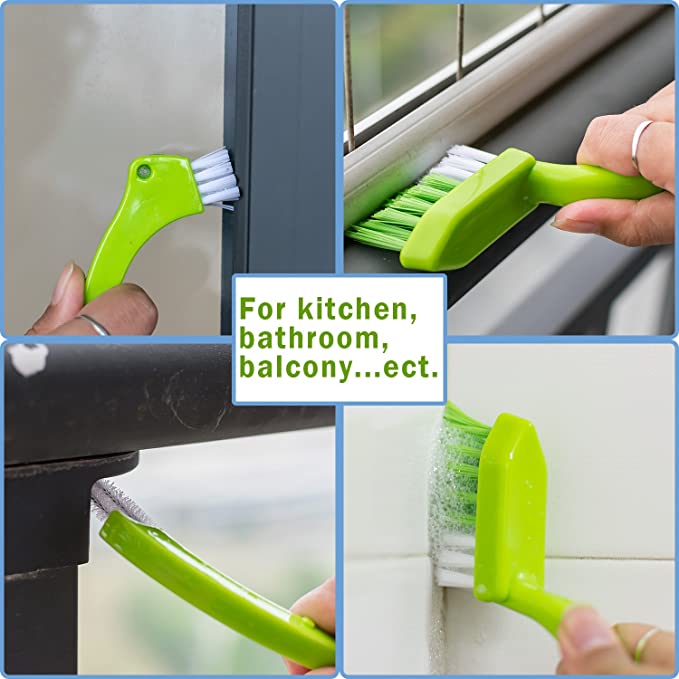 ABS Grout очищая щетка 5in соединение плитки Scrub набор щетки с ручкой 3 в 1 ODM