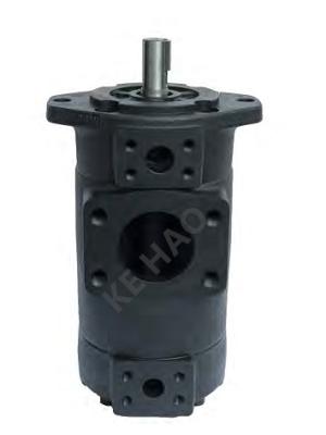Black Hydraulic Gear Pump / Original  424b Hydraulic Pump Powerful