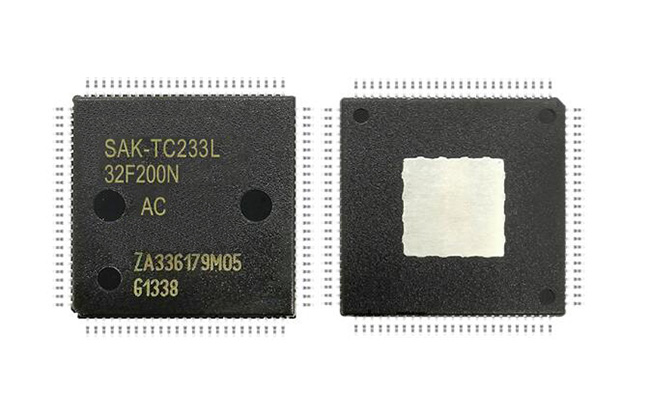 Микроконтроллеры IC TQFP100 AC 200MHz обломока SAK-TC233LP-32F200N интегральной схемаы