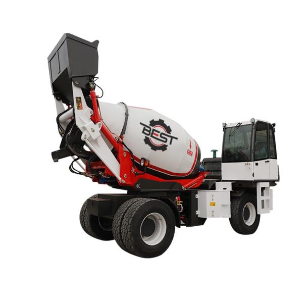 4 cubic meters self loading concrete mixer for truck