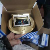 padrão emergente europeu do cobre do Usb do Eu da caixa de tomada 110V do assoalho do soquete do círculo 16A