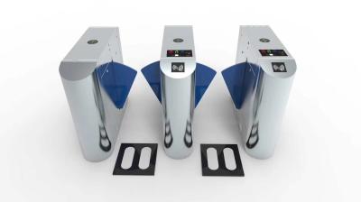 AC220V SS304 Flap Barrier Turnstile Metro Gate