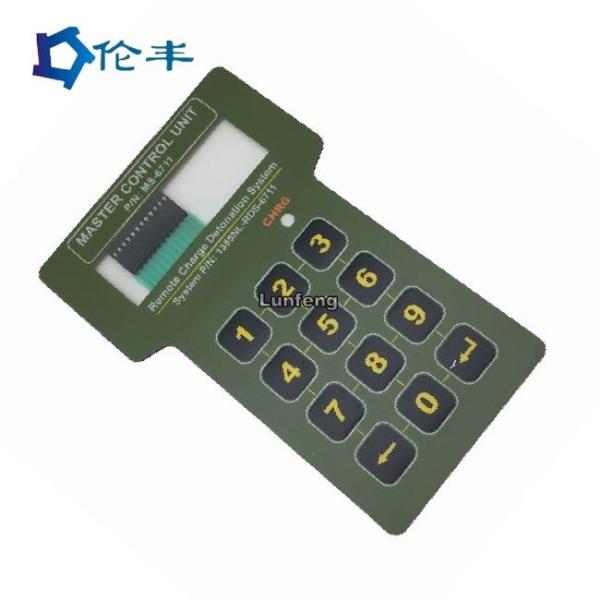 Полиэстер освещает окно контржурным светом LCD кнопочной панели переключателя мембраны 468 3M