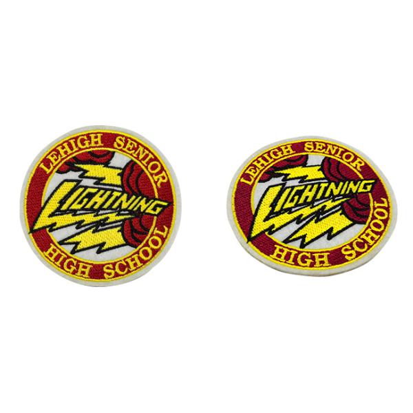 Чувствуемый OEM заплаты вышивки предпосылки круг декоративного частично для сумок Duffle