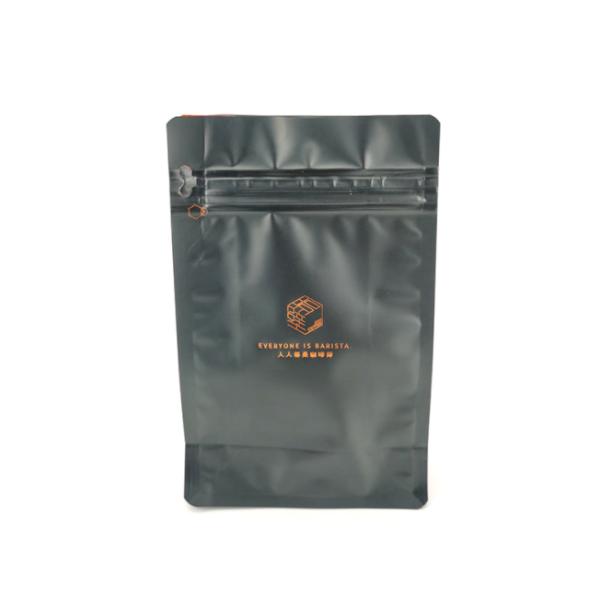 Top Zipper 250g VMPET Coffee Pouch Packaging Bags Hot Steamed Waterproof