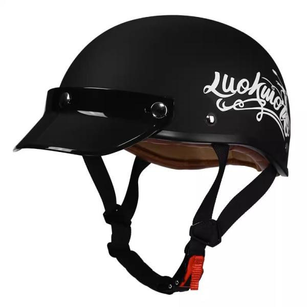 Classic Half Face Helmet for Motorcycle Custom 3C Approved Motorbike Accessories