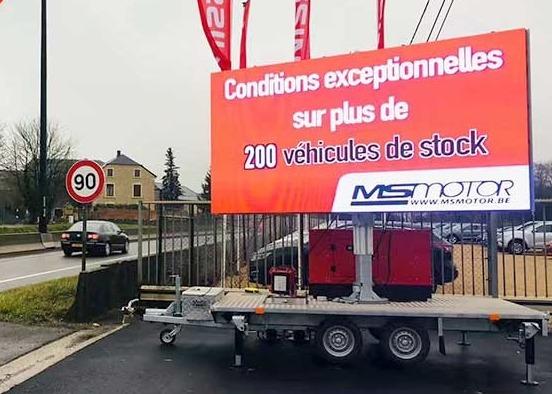 Outdoor Full Color Mobile Truck Led Display Panel Led Mobile Billboard Waterproof
