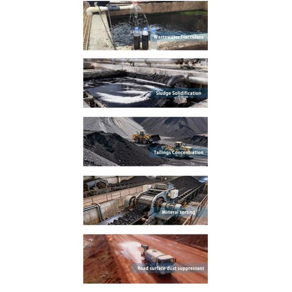 Polyacrylamide MiningChemicals PAM MineralProcessing MiningIndustry TailingsTreatment