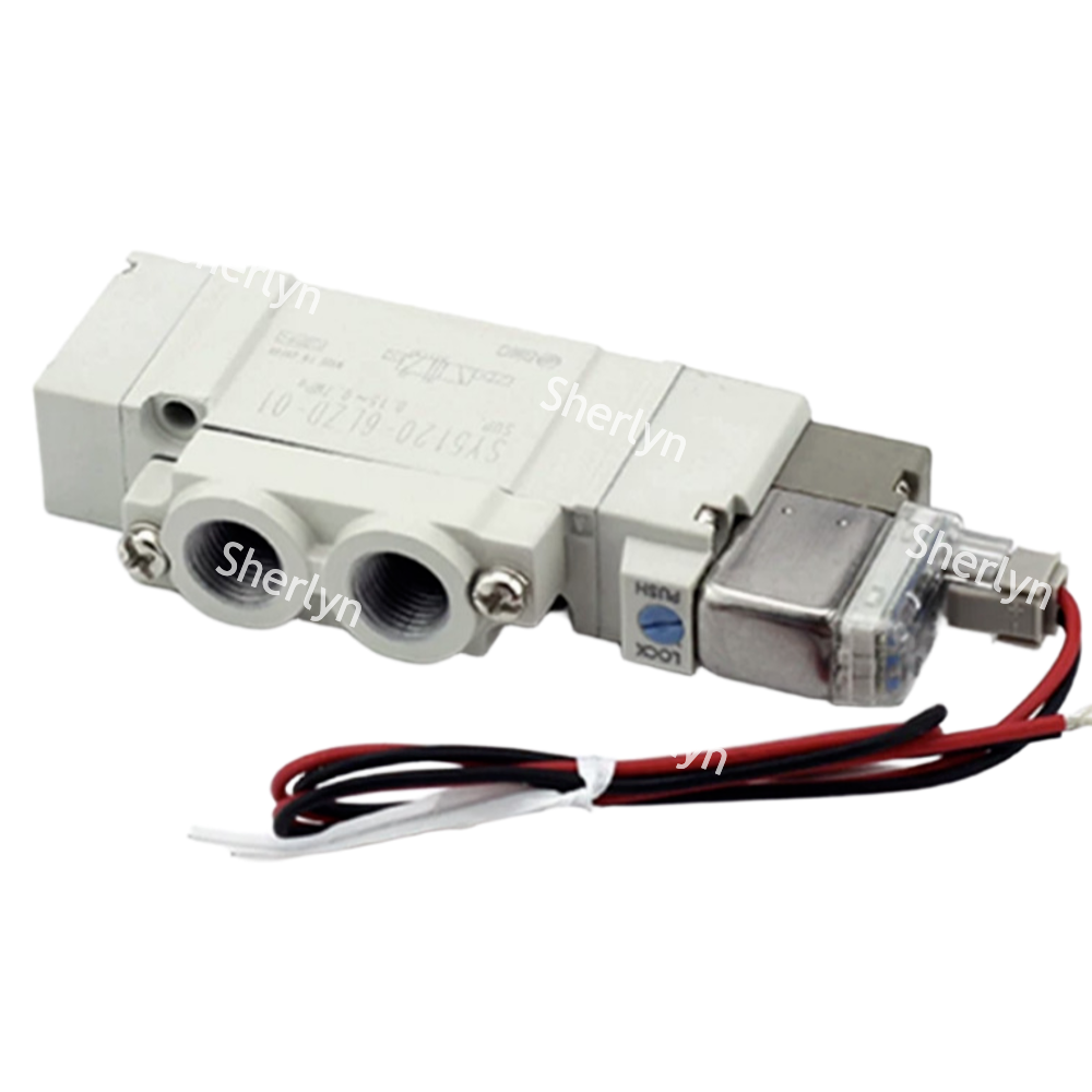 Manifold Mount Compatible SMC SY3120-5LZD-C6 C6 Port Solenoid Valve Drives Pneumatic Grippers of Assembly Fixtures