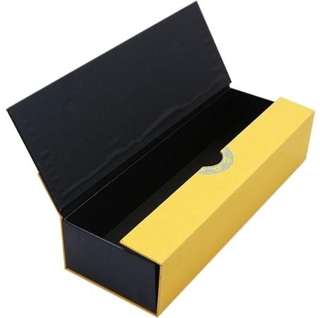 Leather Paper Jewelry FSC ISO9001 Double Door Box Clamshell Presentation Box