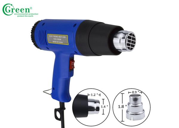 Electric High Speed Hot Air Heat Gun 40 - 600 ℃ 250 - 500 L / Min 1800W