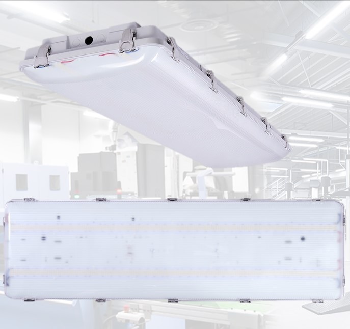 High Lumen LED Vapor Tight High Bay Car Washing Working Time hours 50000 CRI Ra 80