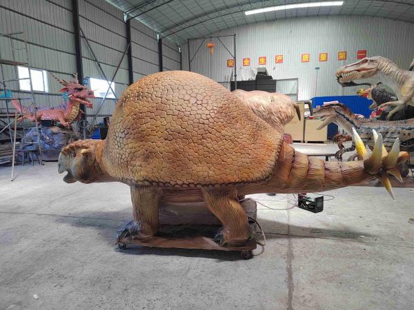 Zigong Fabricante vida-szie Idade do Gelo Escultura animada Glyptodon para venda