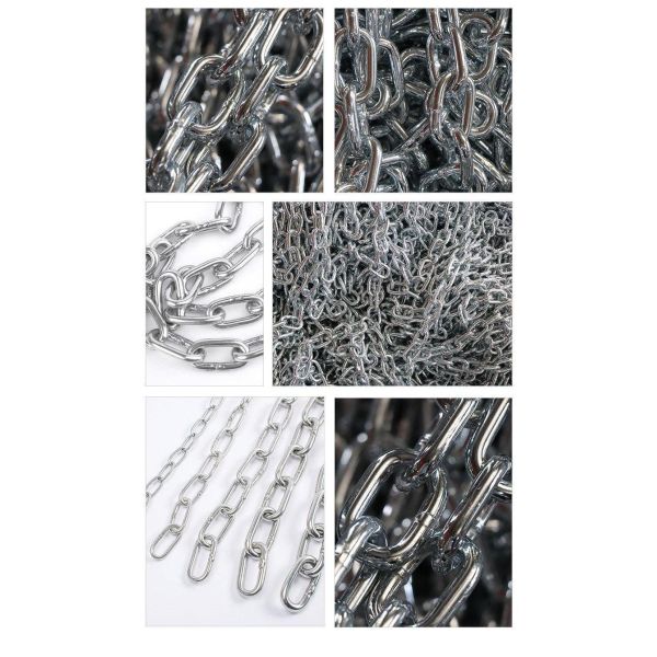 High Quality Rarlux Model 2050 Anti-Theft Bicycle Chain Lock Iron Zinc Plated ISO9001 ISO14001 Certified Multi-Specifications