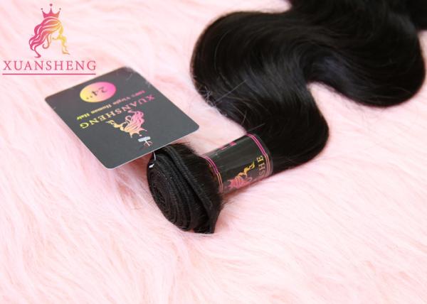 Black Virgin Indian Hair, Body Wave Hair Weave Bundle, Indian Hair Extension