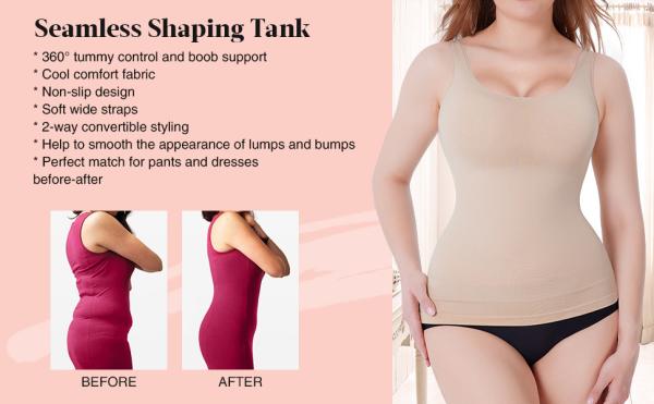 HEXIN Vestuário Feminino Bodysuit cintura alta Tops de controle de barriga em tamanhos XS XL 3XL Ideal