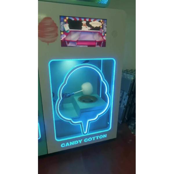 Automatic 400-2500w Candy Floss Vending Machine For Commercial Catering