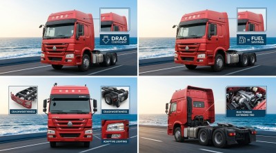 Tractor Truck SINOTRUK HOWO LHD 6X4 Euro2 336HP ZZ4257N3241W