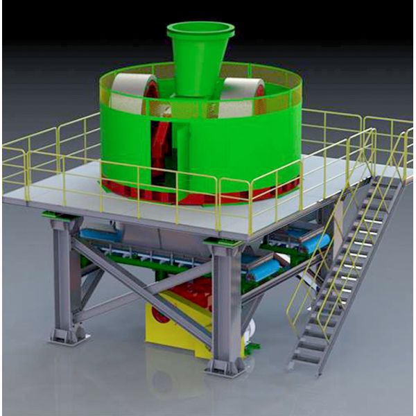 Dual-function Wet Pan Mill with High Wear Resistance and Adjustable Pressure for Clay Brick Processing