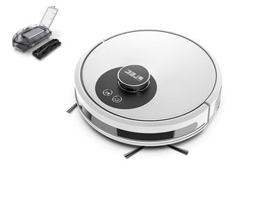 Real Time Monitoring Smart Mapping Robot Vacuum 3200MAH Battery Low Noise 58DB