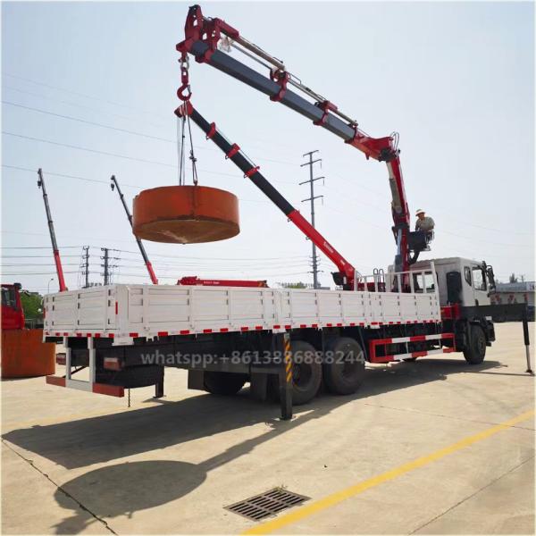 Factory Direct Sales   10 Tons  Truck-mounted Crane     Lorry Loading  Crane      Folding Crane