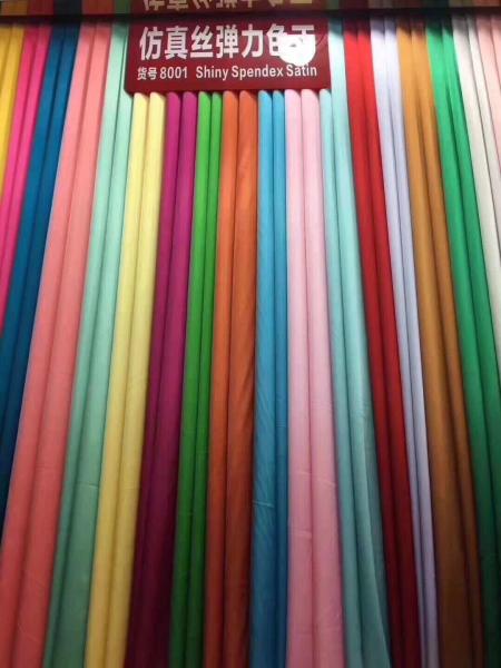 100% Polyester Imitation Acetic Acid Filament Yarn Fabric Bridal Satin Silk Fabric/Factory wholesale high quality 99 col