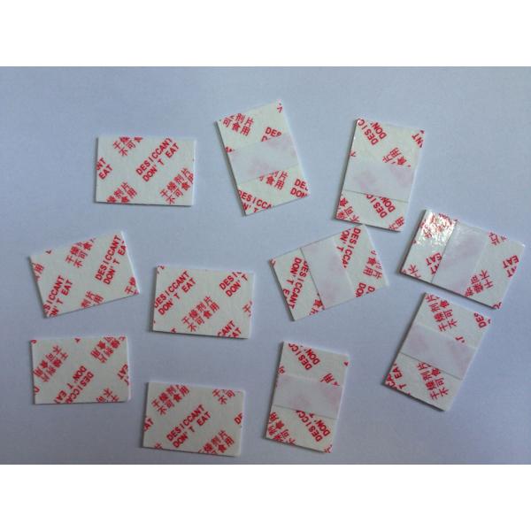 Moisture Proof Superdry Fiber Desiccant With Sticker For Health Care , 1.0mm Thickness